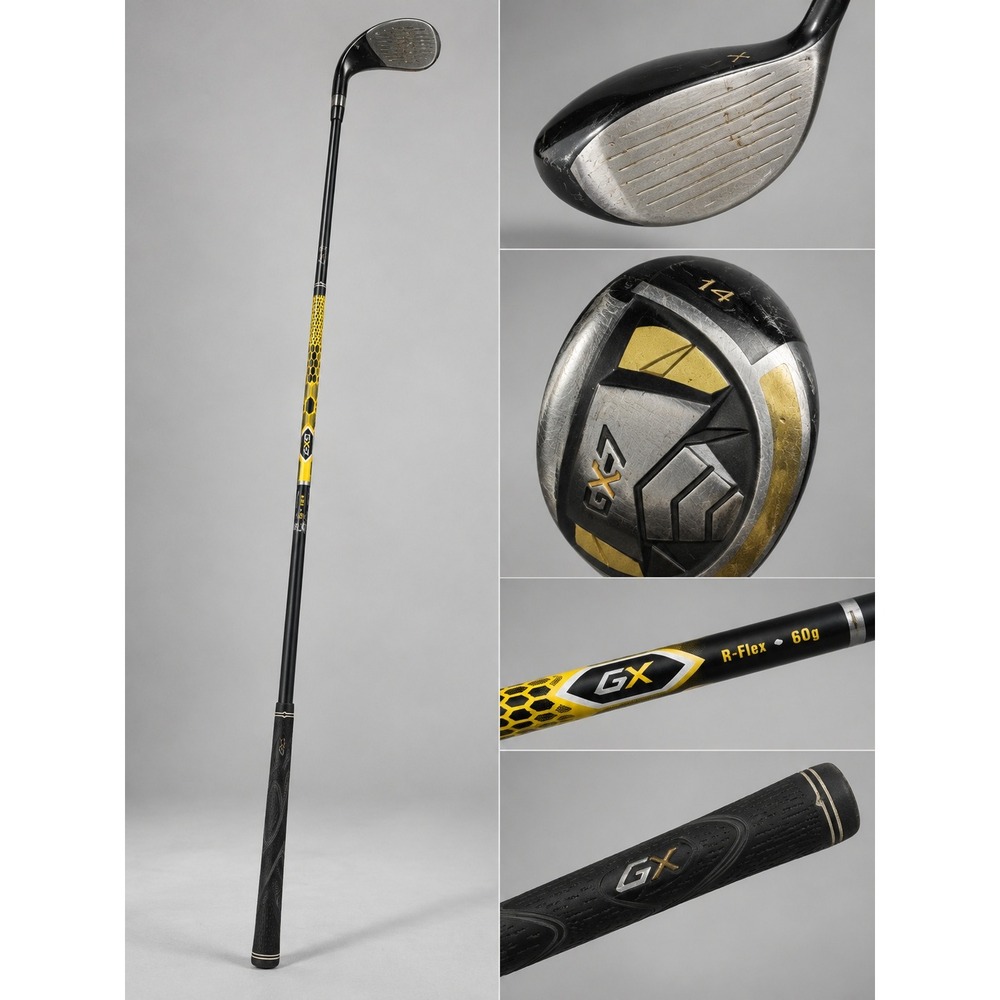 GX-7 Metal Wood 14 Degree Golf Club R-Flex 60g Graphite Shaft Right Handed